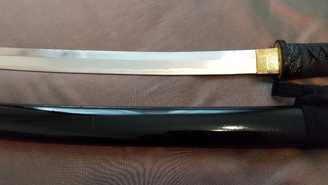 【小柄櫃あり】軽量アルミ刀身 模造刀 模擬刀 喰出鍔 模擬刀 sword 舞踊刀