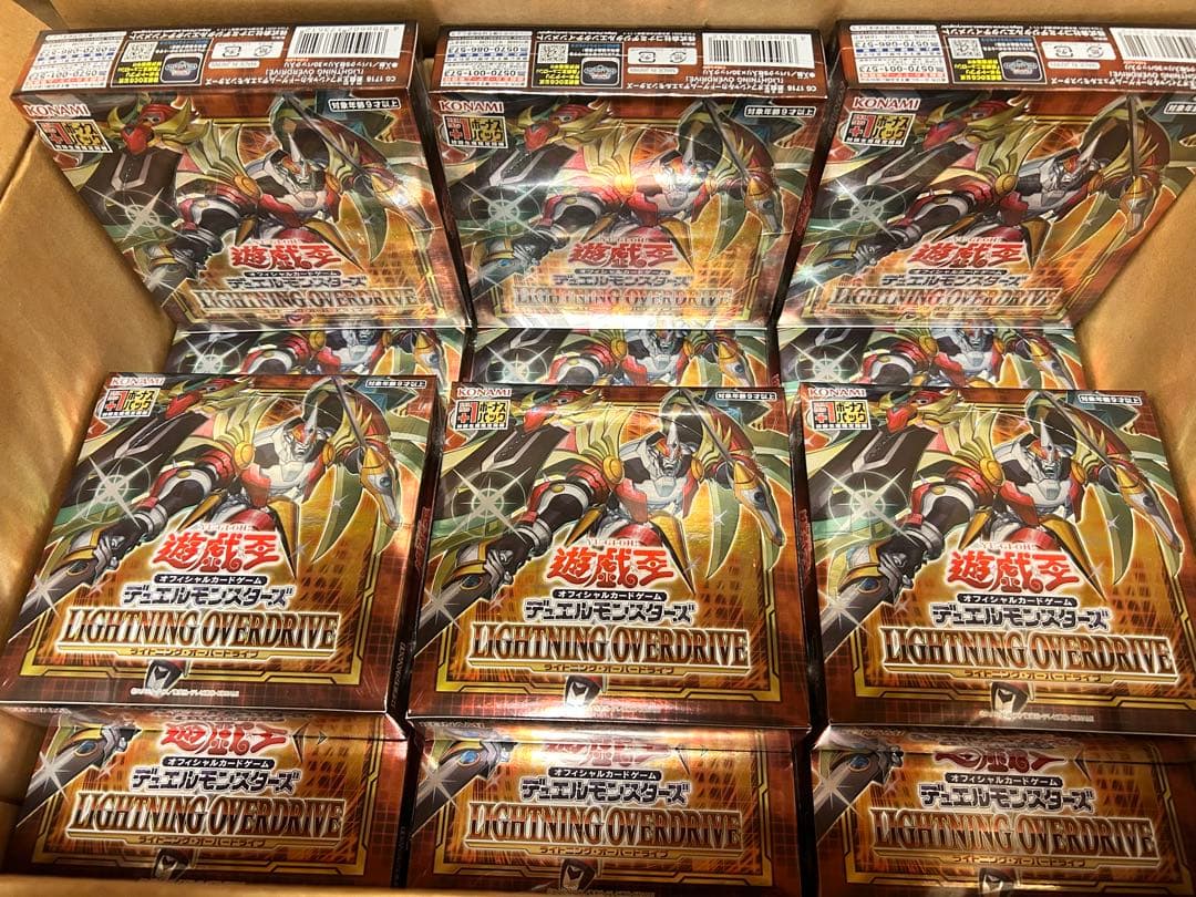 遊戯王初回生産デュエルモンスターズ ライトニング・オーバードライブ12箱