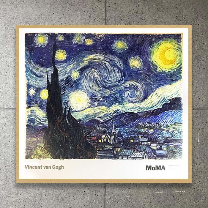 額装品/星月夜/フィンセント ファン ゴッホ/ポスター/アート/インテリア
