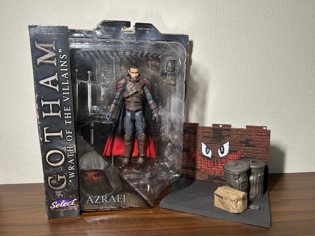 ダイアモンドセレクト　ゴッサム　アズラエル　フィギュア　ジオラマセット