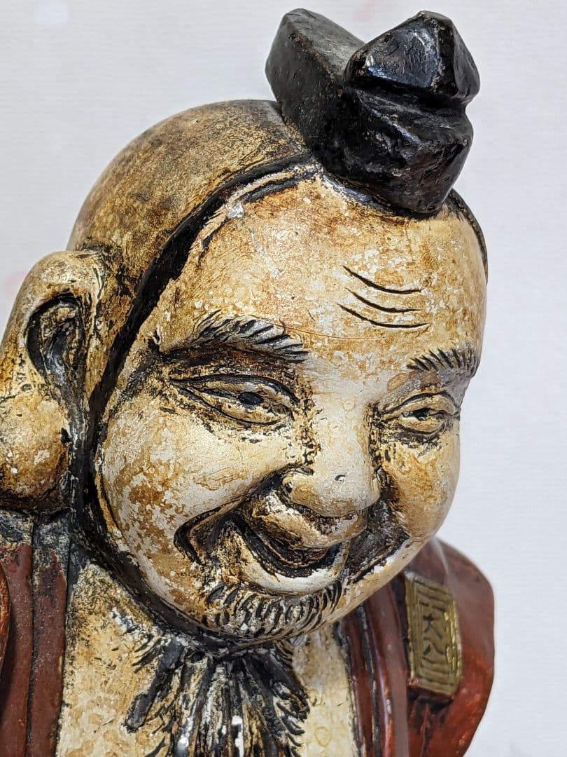 ♦時代物 置物飾り 明治時代 常滑焼 瑞陶園製 相撲 行司 古美術品 骨董品