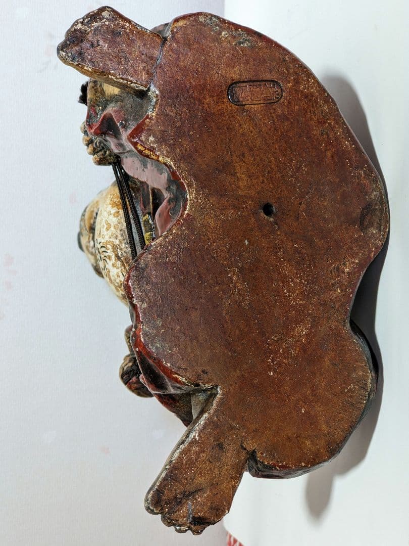 ♦時代物 置物飾り 明治時代 常滑焼 瑞陶園製 相撲 行司 古美術品 骨董品