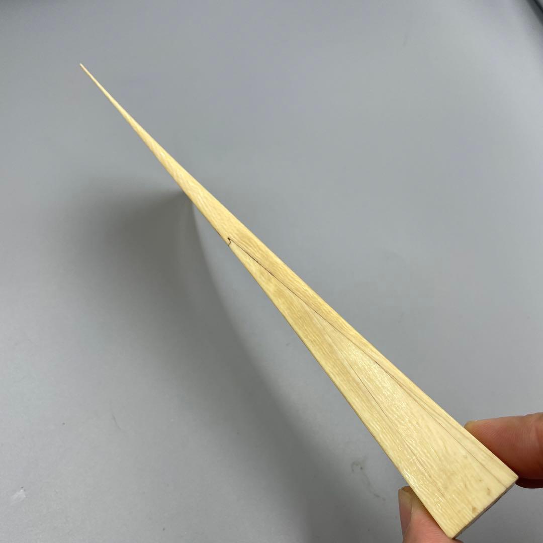 239ヴィンテージ 天然素材　三味線バチ　重さ約110g