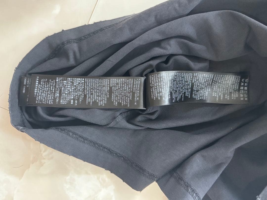 BALENCIAGAシャツ ミディアムフィット ブラック ヴィンテージジャージー