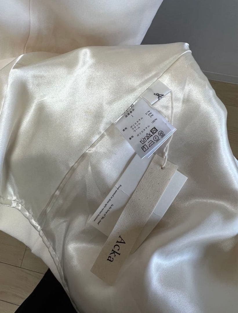 Acka. one shoulder point one piece ワンピース