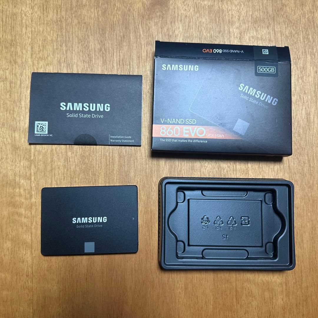 Samsung 870 EVO 500GB SATA 2.5インチ 内蔵 SSD
