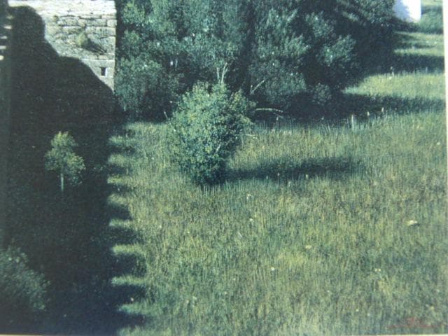 中司満夫、【オビドスの眺望】、希少な画集画、新品高級額・額装付