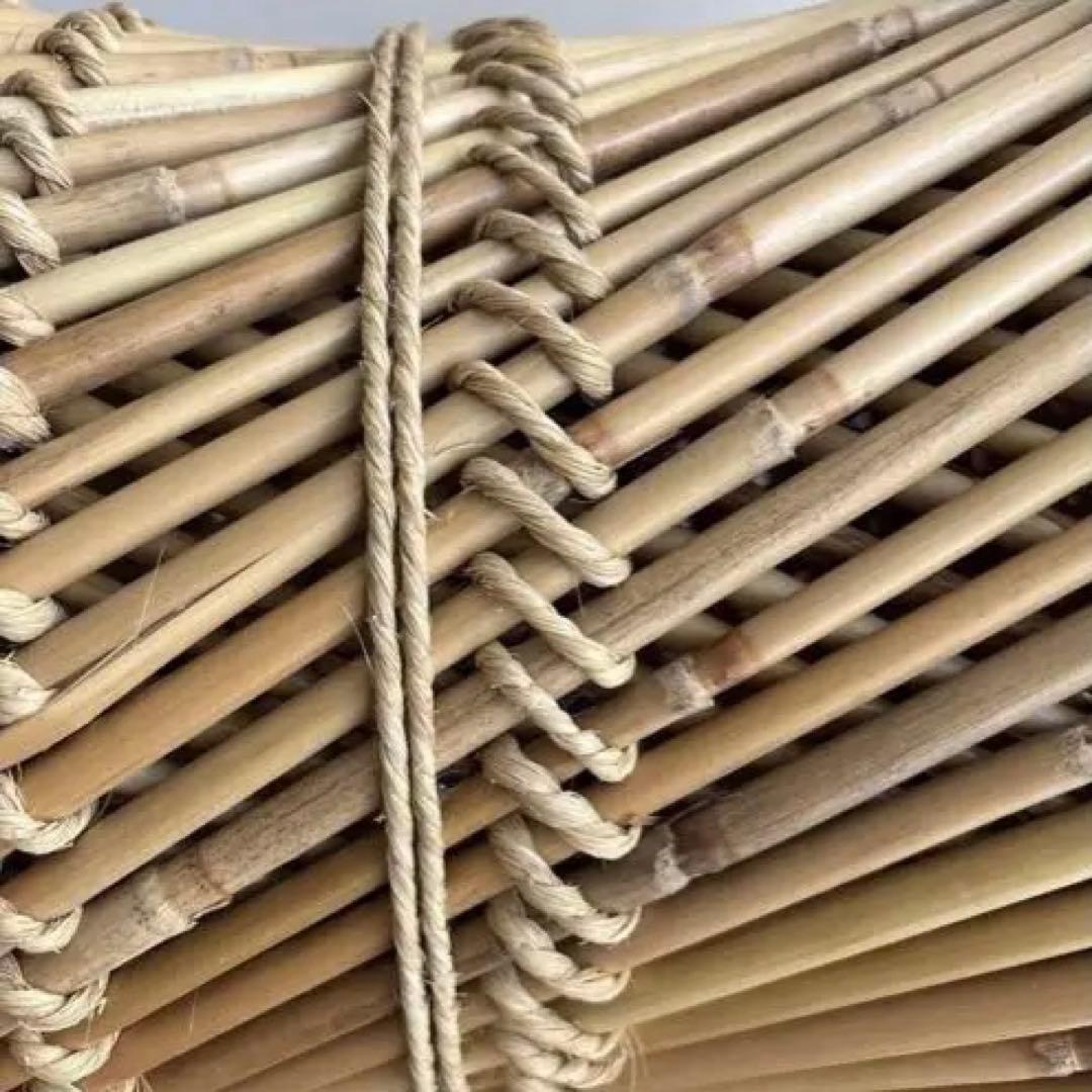 インド　スツール　椅子　2個セット　天然素材　グランピエ　カゴ　India 葛