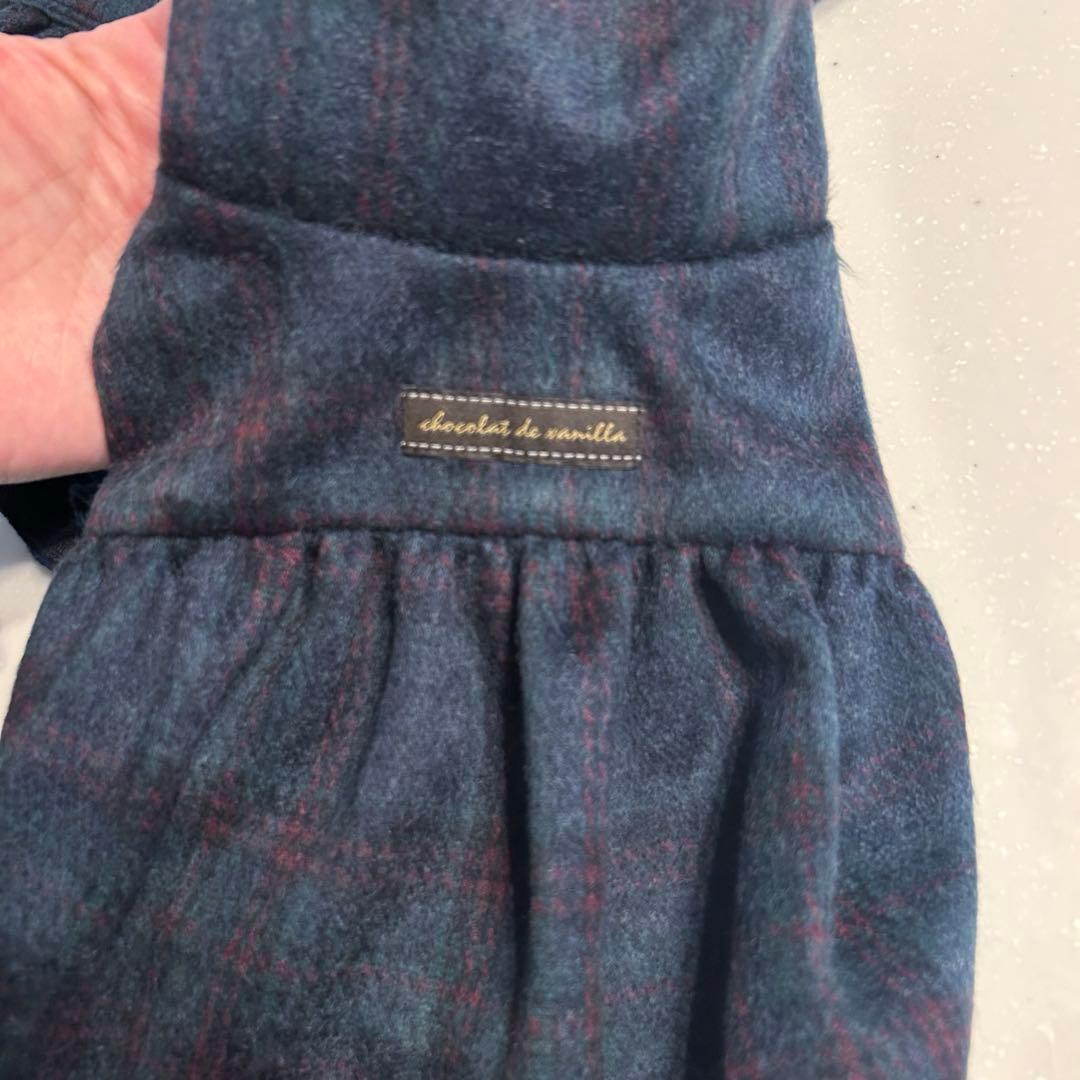 アトリエgg★ランデブー19ハーフ試着のみ★タートルワンピースタータンチェック