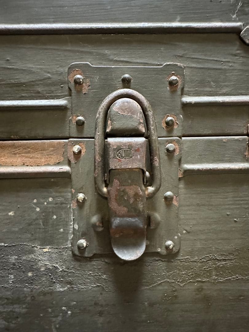 ビンテージ　米軍 US ARMY 希少 フットロッカ－ トランクBOX