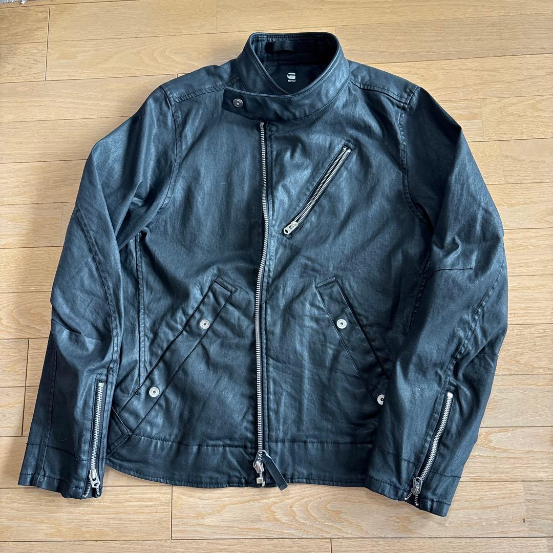 G-STAR RAW シングルライダースジャケット M ブラック