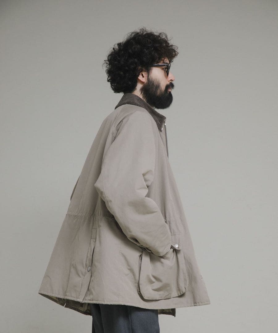 Barbour×URBS OS Bedale GREY サイズ38 ビデイル