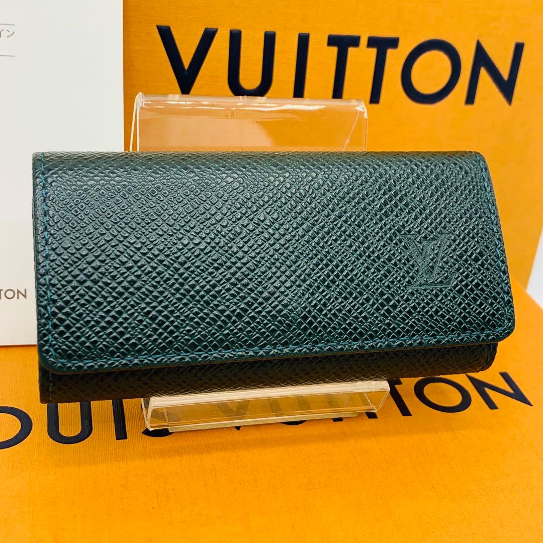 【新品同様】ルイヴィトン　キーケース　ミュルティクレ4 4連　タイガ