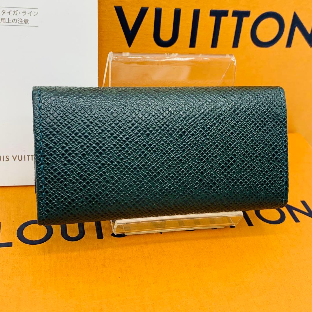 【新品同様】ルイヴィトン　キーケース　ミュルティクレ4 4連　タイガ