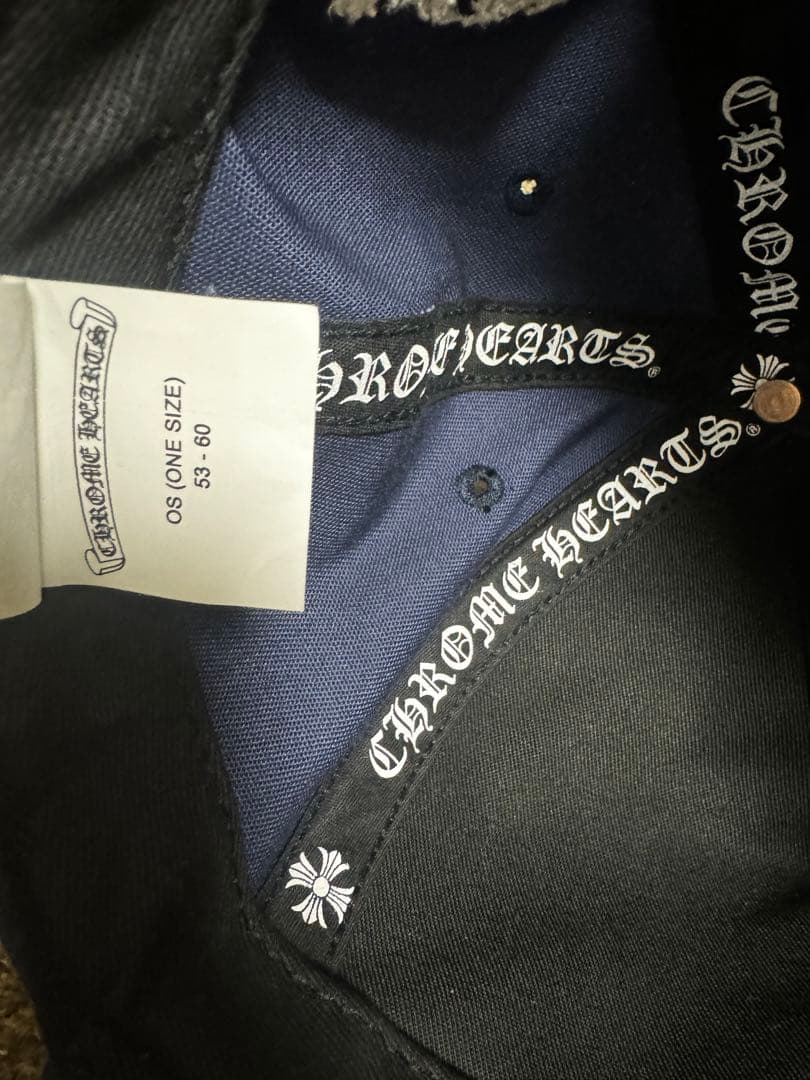 クロムハーツ ベースボール ネイビー 新品