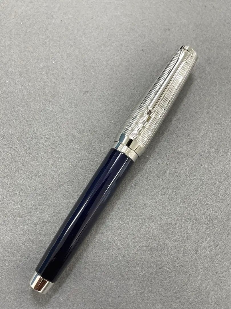 【未使用】DAKS ダックス アプレイド万年筆 ブルー