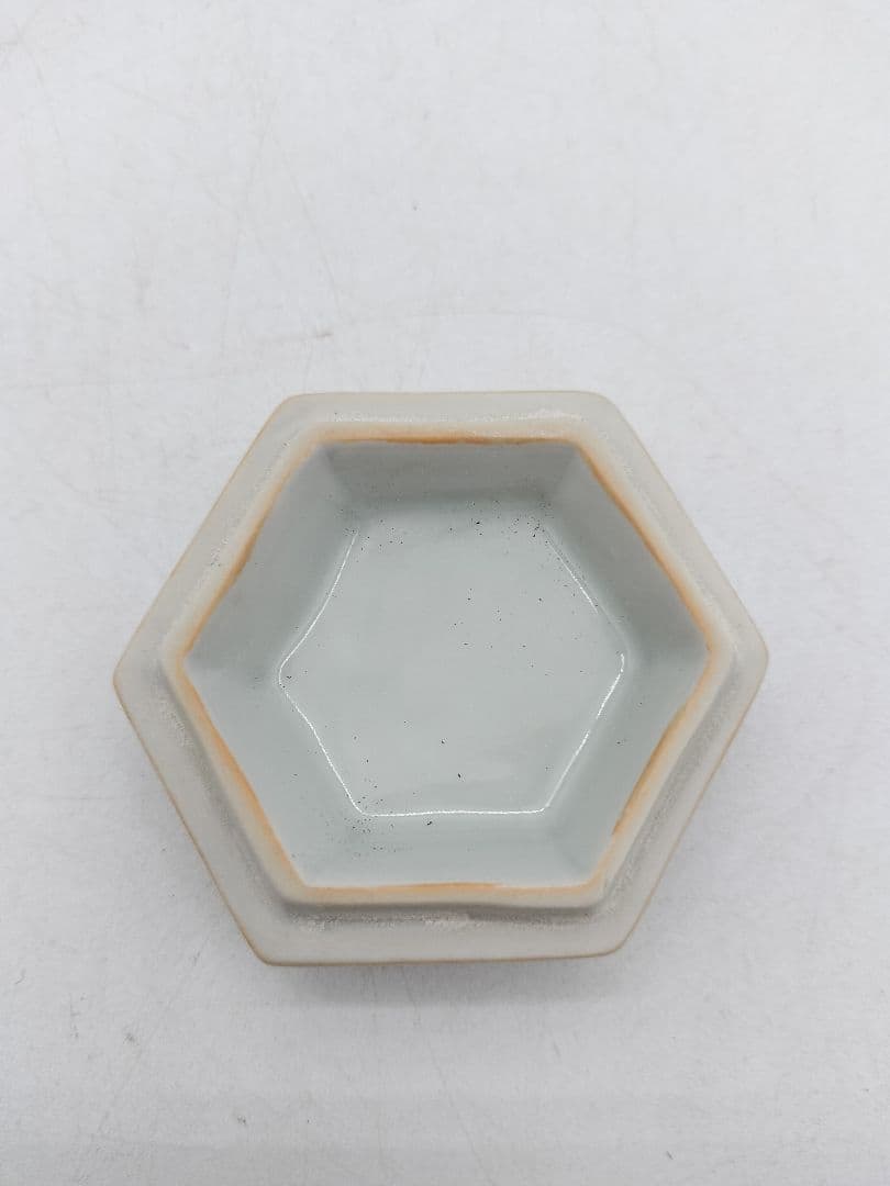 c709 香合 色絵 青龍 林淡幽 木箱 茶道具 古物