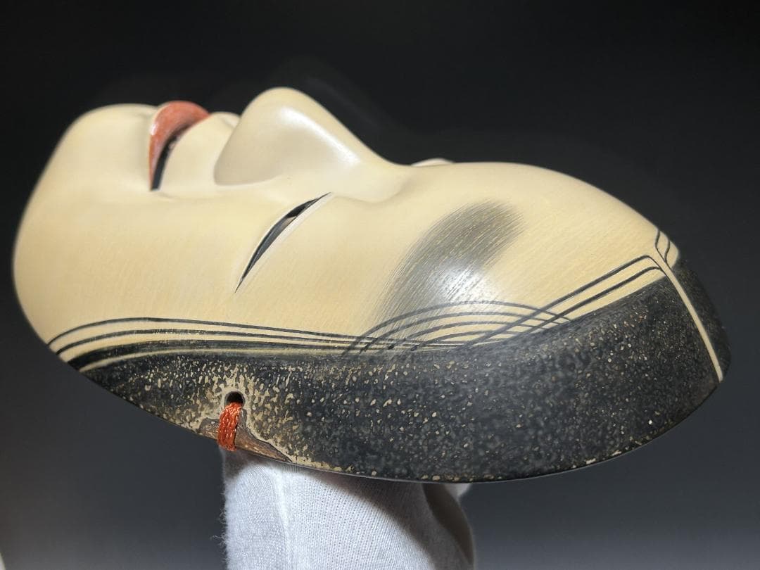 能面 小面　匠　国宝模写　若女 孫次郎　ビンテージ