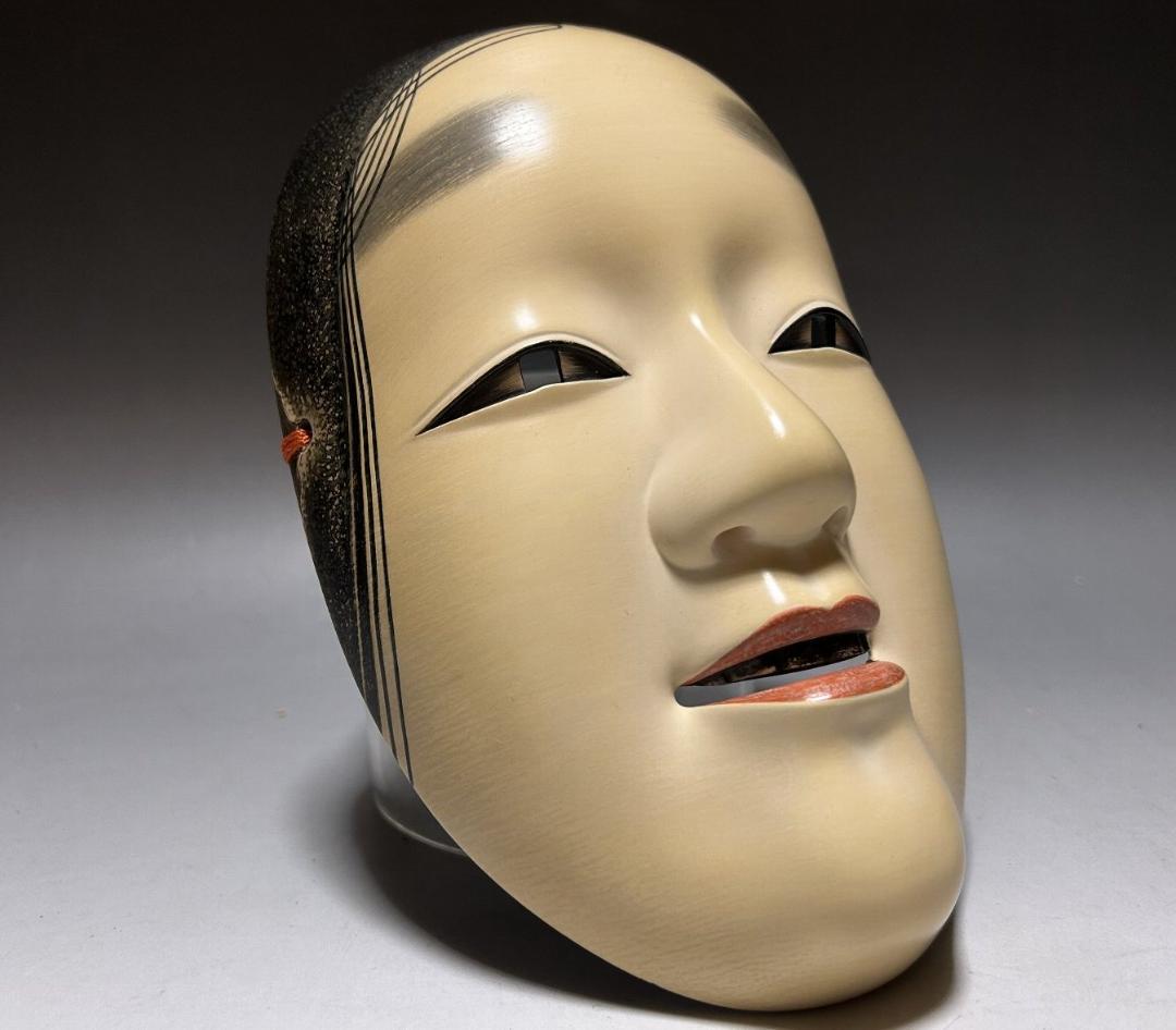 能面 小面　匠　国宝模写　若女 孫次郎　ビンテージ