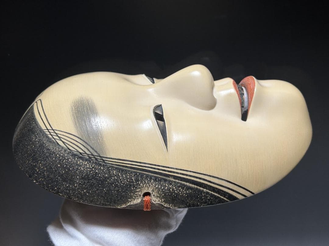 能面 小面　匠　国宝模写　若女 孫次郎　ビンテージ