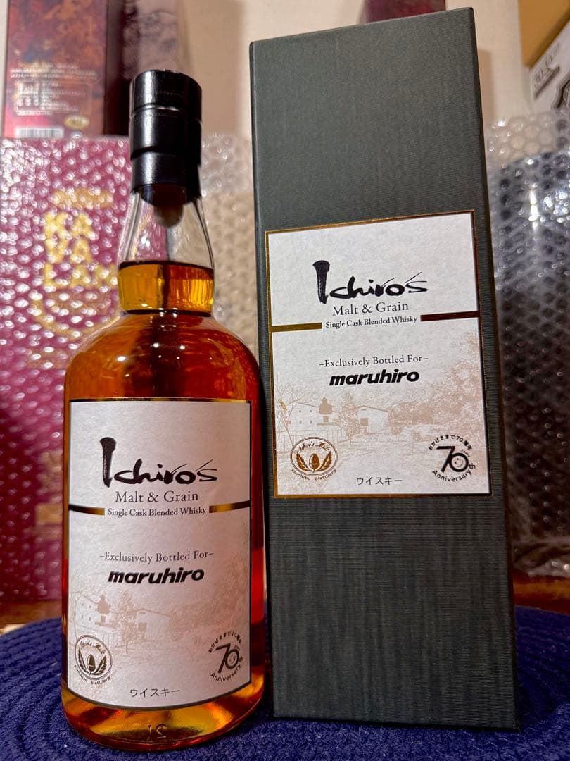 【限定100本】イチローズモルト モルト＆グレーン 丸広百貨店70周年記念ボトル