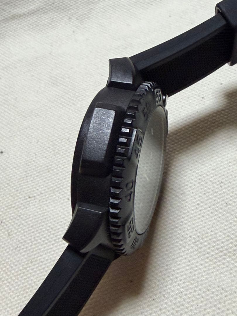 ジャンク 訳あり ルミノックス 3050 3950 LUMINOX ブラック時計