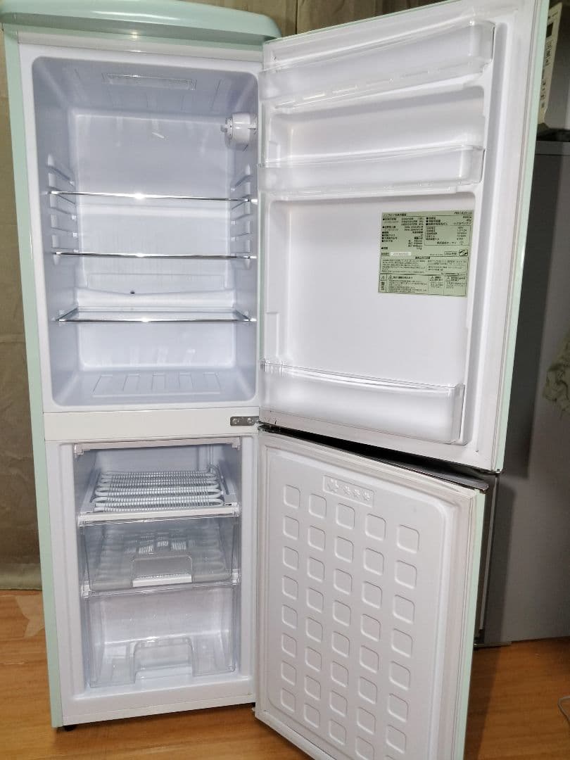 ♥ありさ♥限定　アイリス　130Lレトロ冷蔵庫 PRR-142D-LG