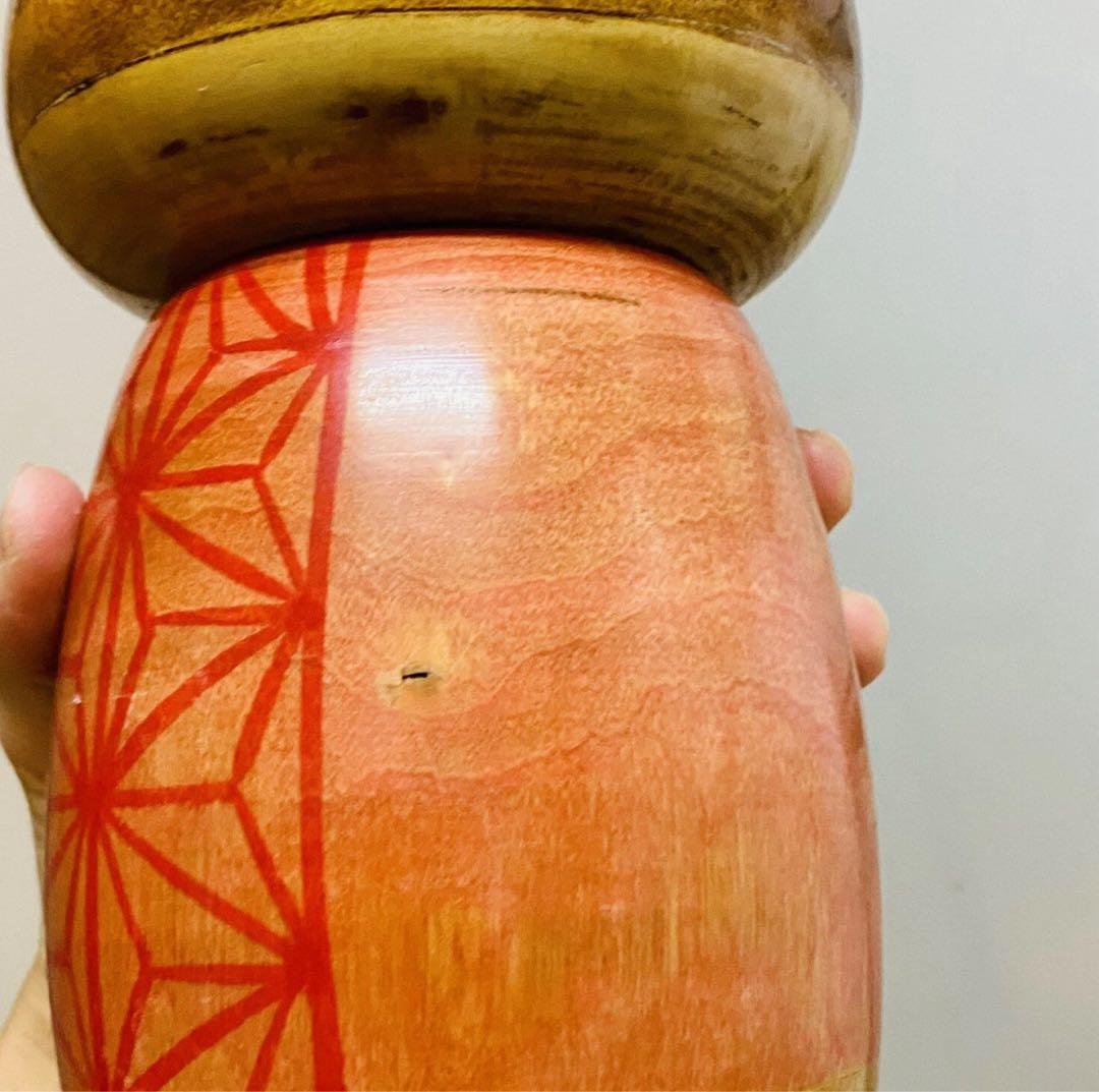 中古　こけし　人形　日本　木製　伝統　だんご　東亜　大　コレクション　G