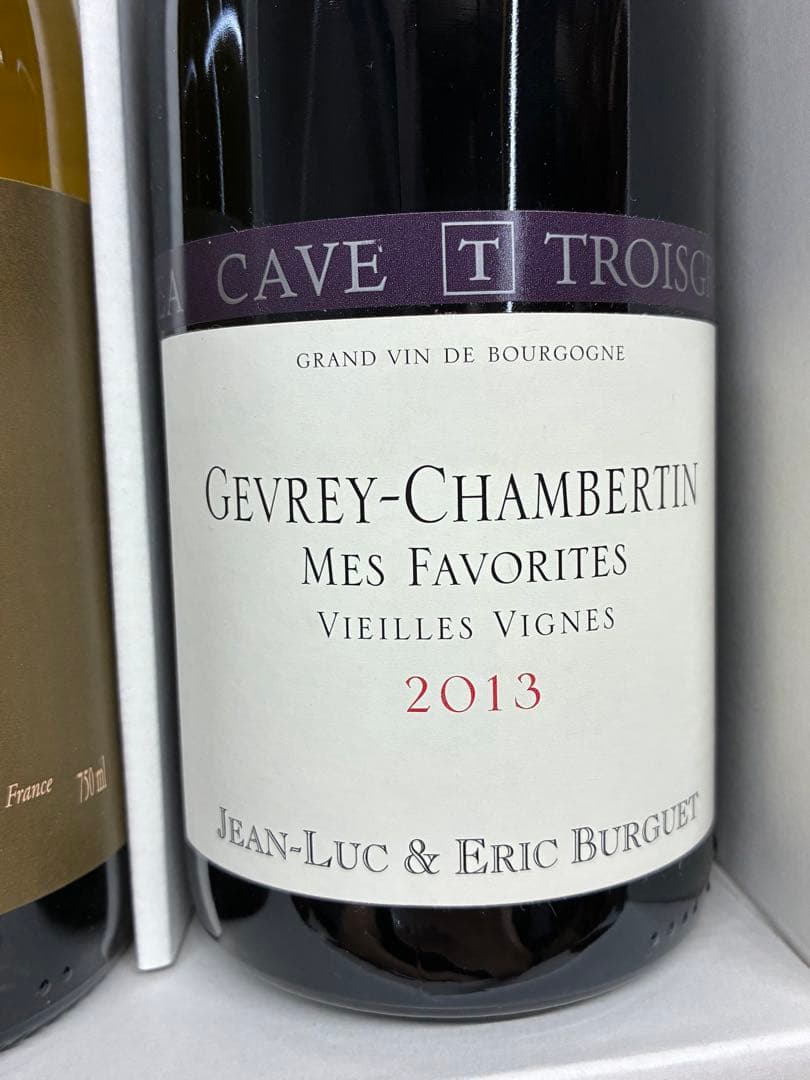 未開栓ラ カーヴ トロワグロ 13年 750ml ジュヴレ シャンベルタン 2本