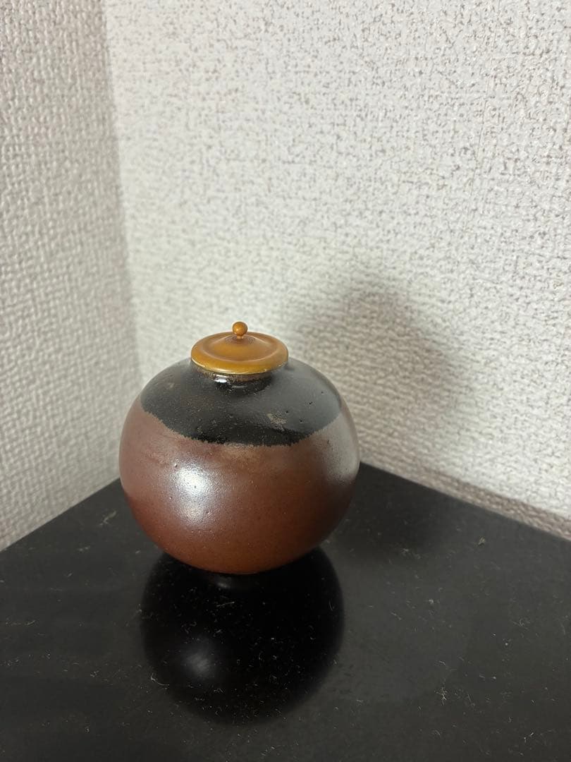 【佳香】三銀 岩城文琳茶入 前田香雪書付箱 仕覆 茶道具