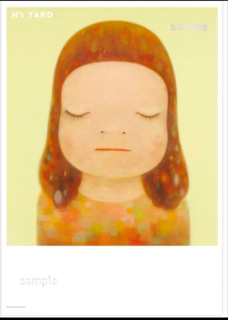 【希少】奈良美智公式ポスター「Peace of Mind」B2