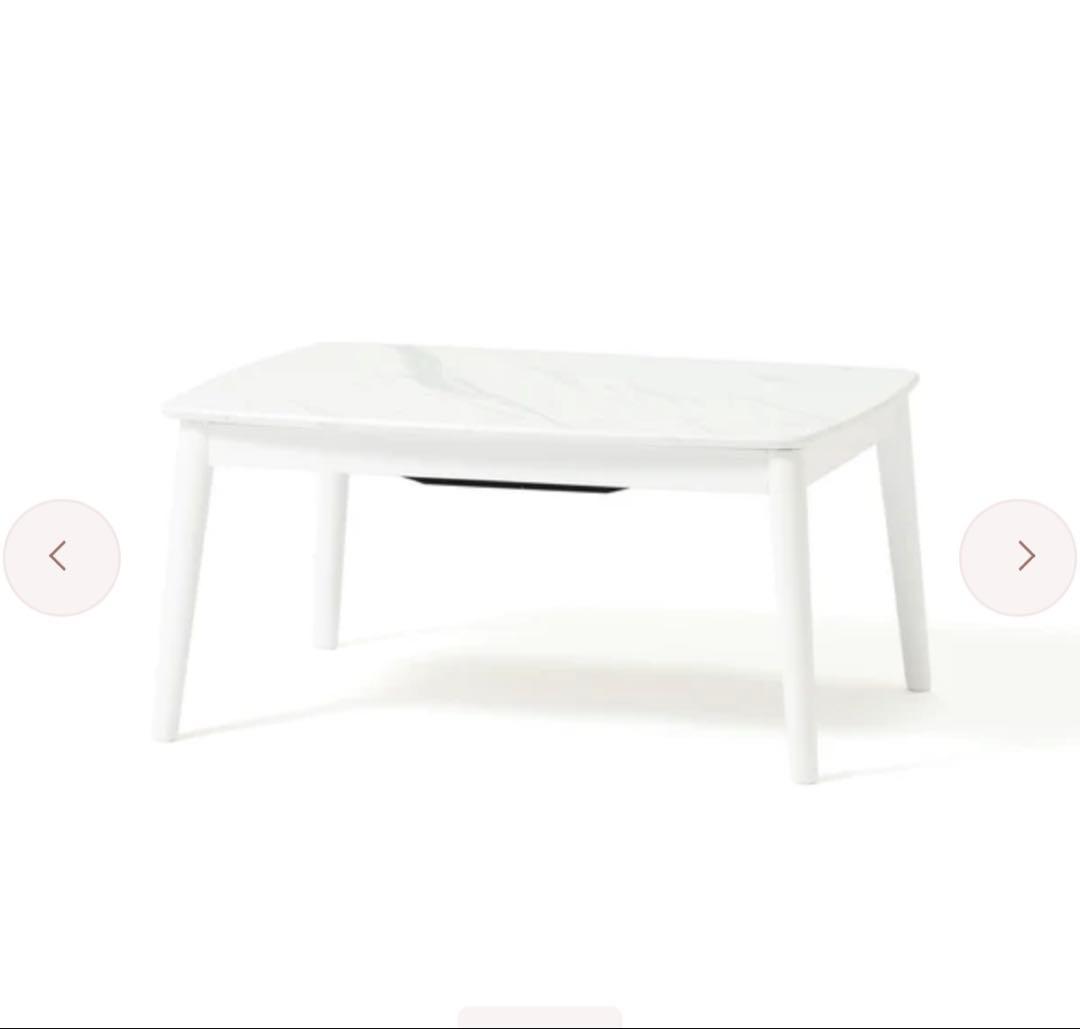 Francfrancモスコ こたつテーブルS マーブル