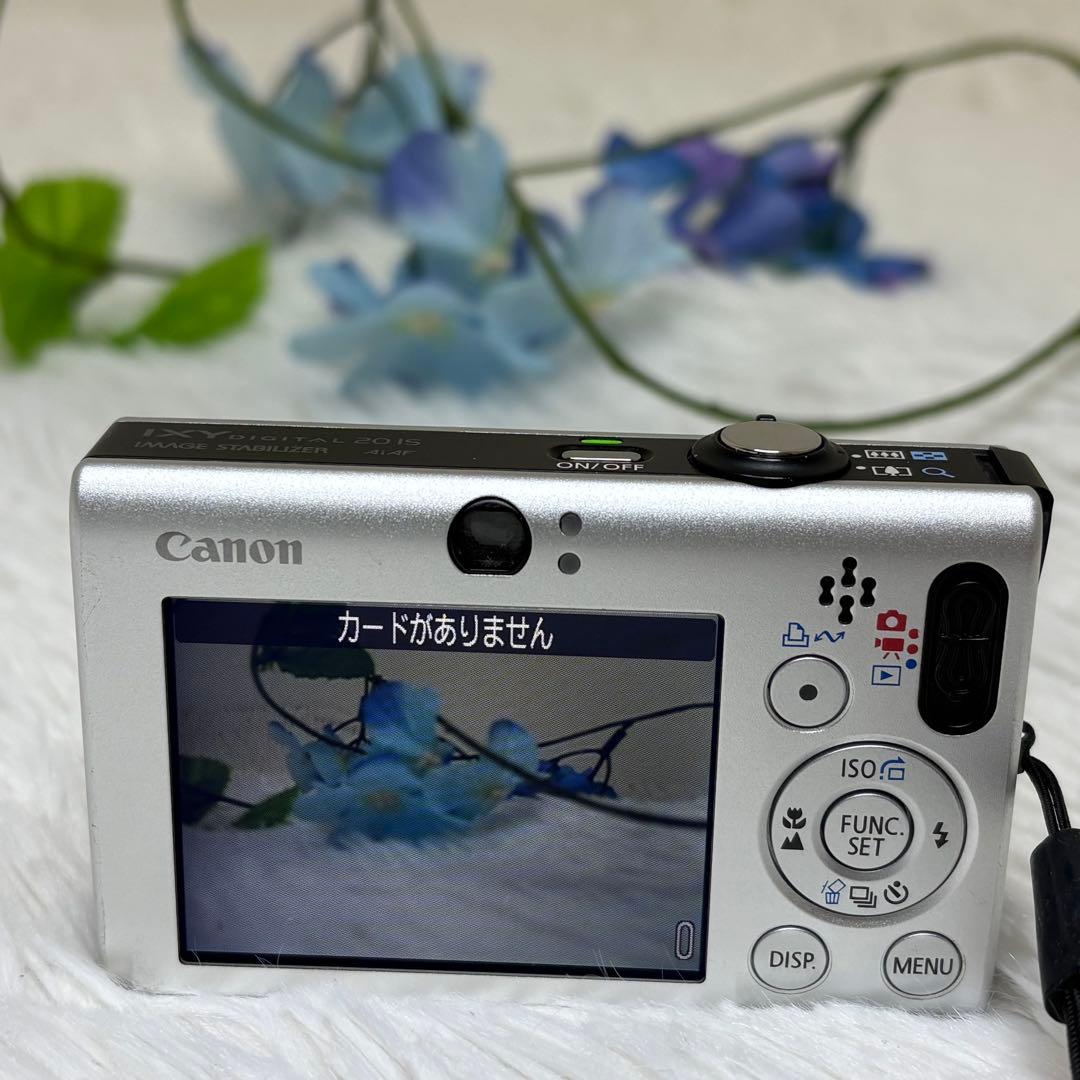美品　Canon カメラ　IXY 20IS PC1271 充電器 コンデジ　可動