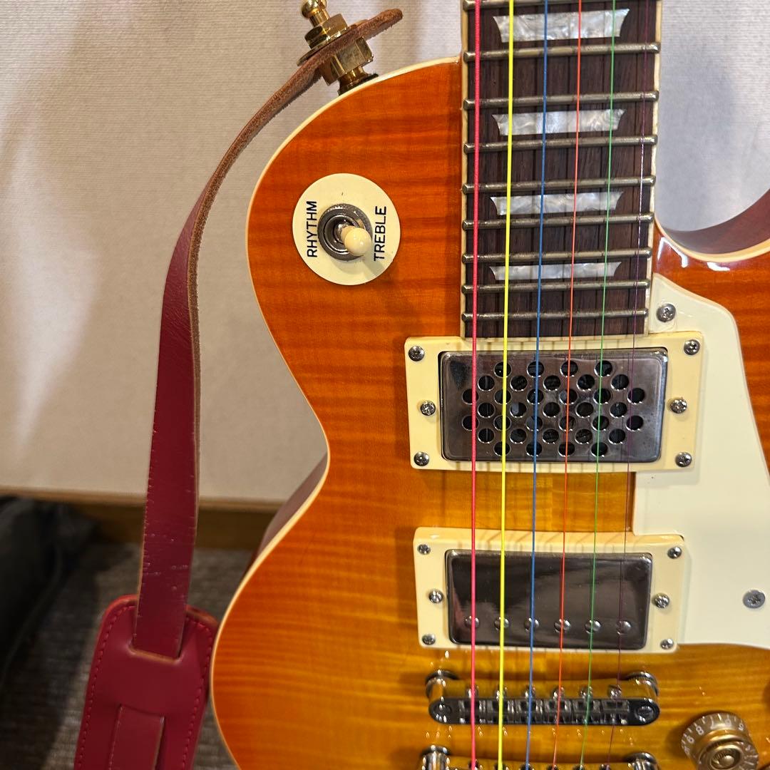 【美品♪】 GrassRoots アンプ内蔵ギター G-LPS-MINI CHS