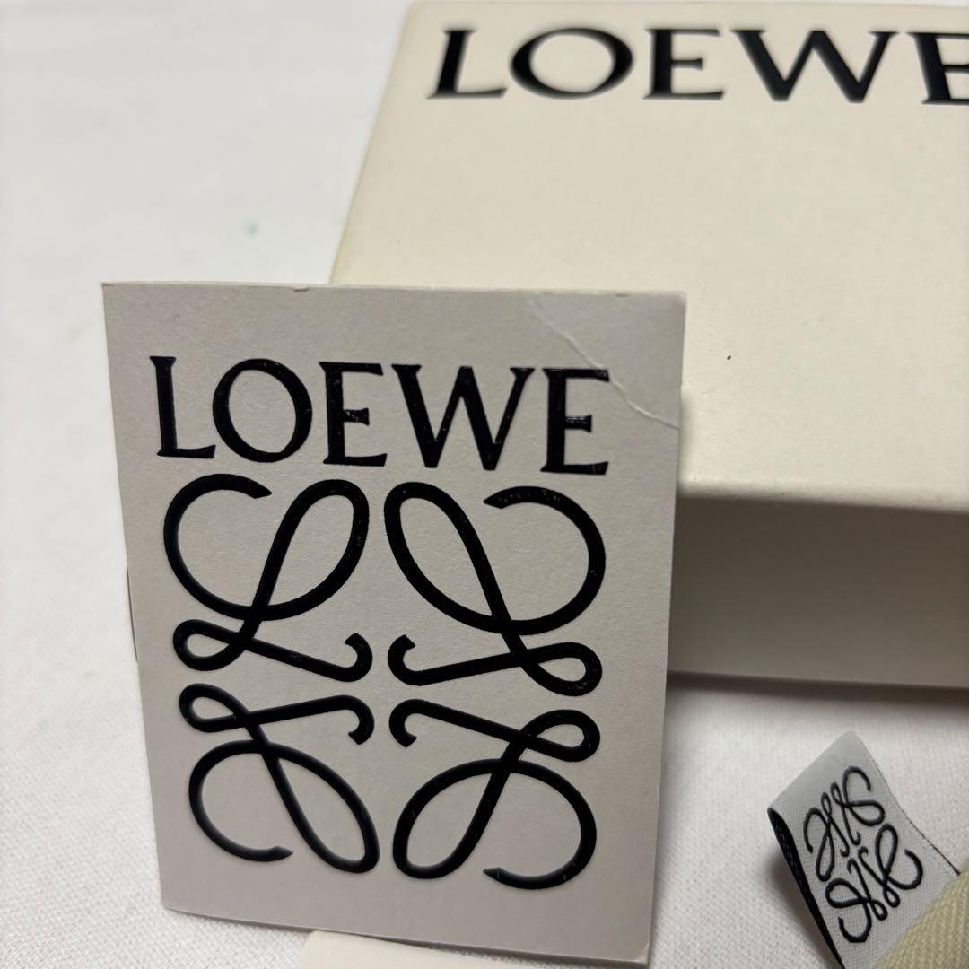 LOEWE ロエベ アナグラムブローチ メタル シルバー パラジウム