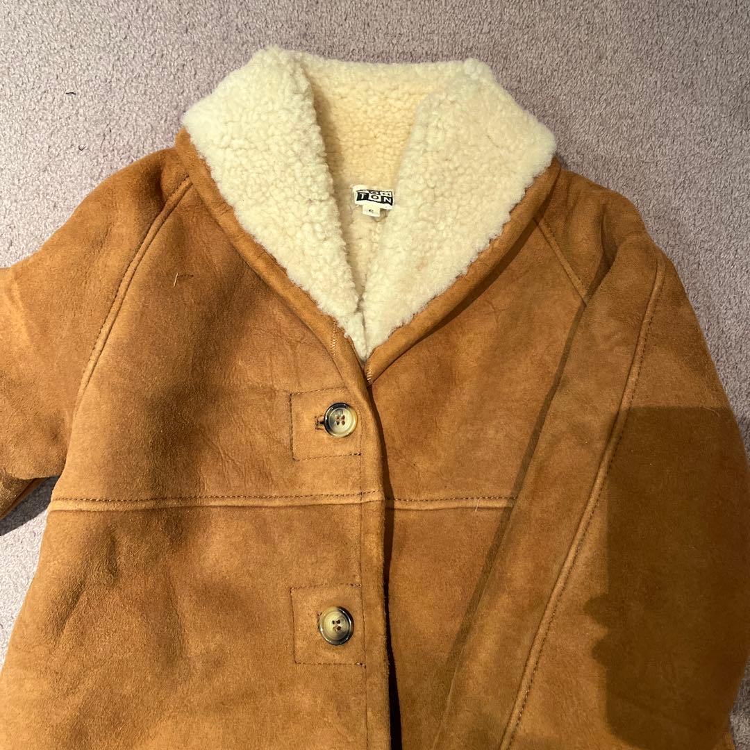 お値下げ‼︎bontonムートンコート　6y