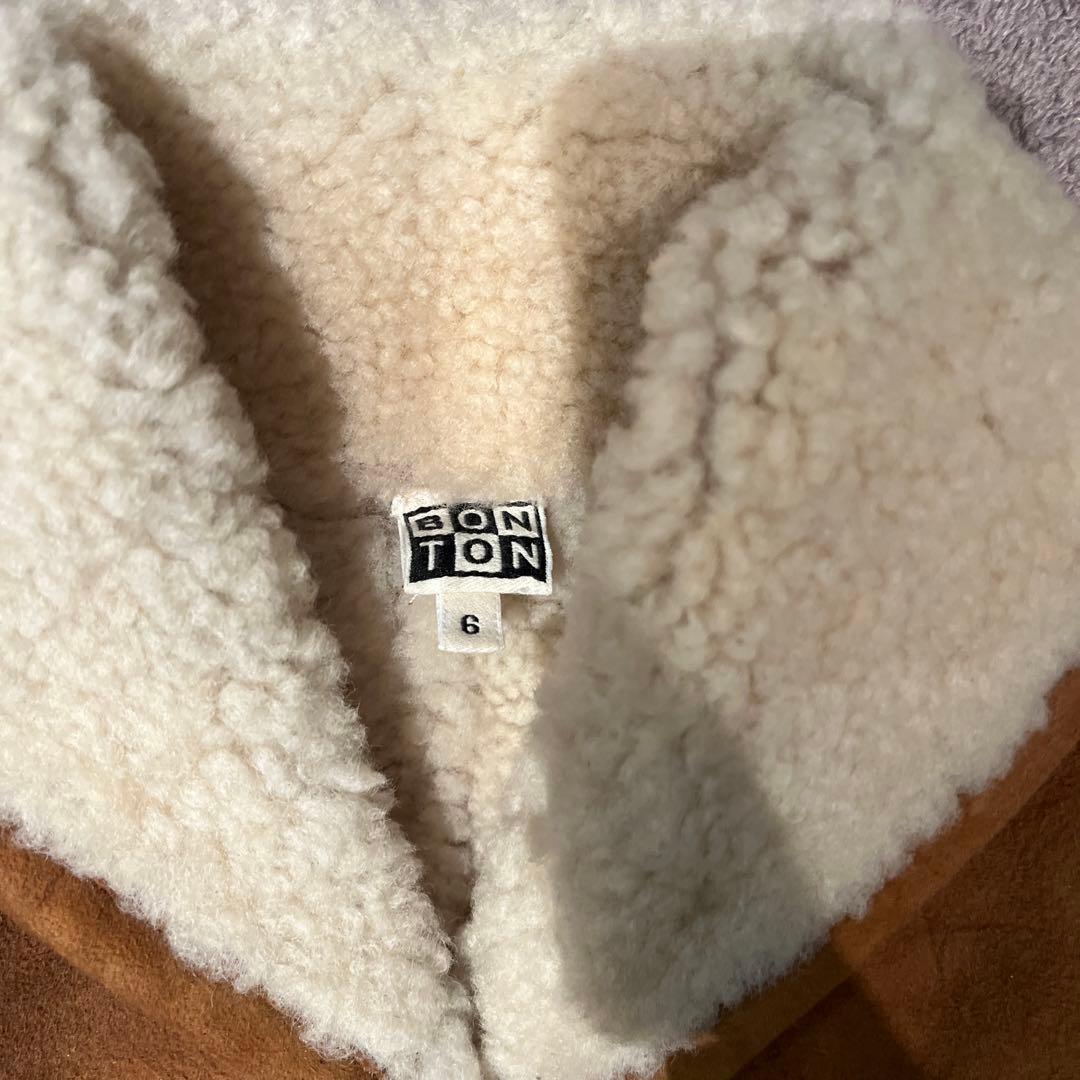 お値下げ‼︎bontonムートンコート　6y