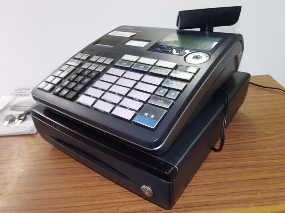 CASIO TE-2500-15SBK ブラック レジスター 250521