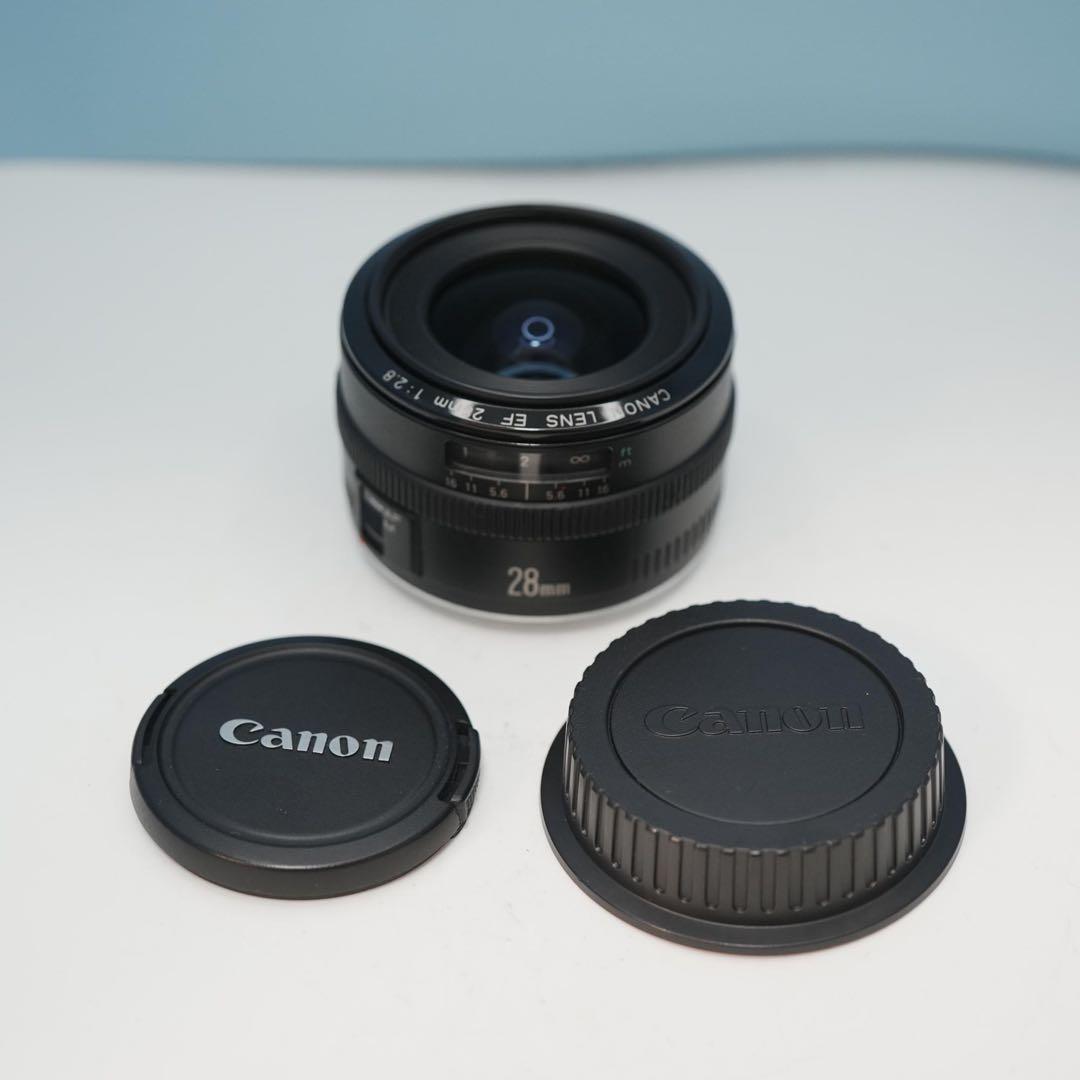 Canon純正 28mm F2.8 標準レンズ 極美品 a4246
