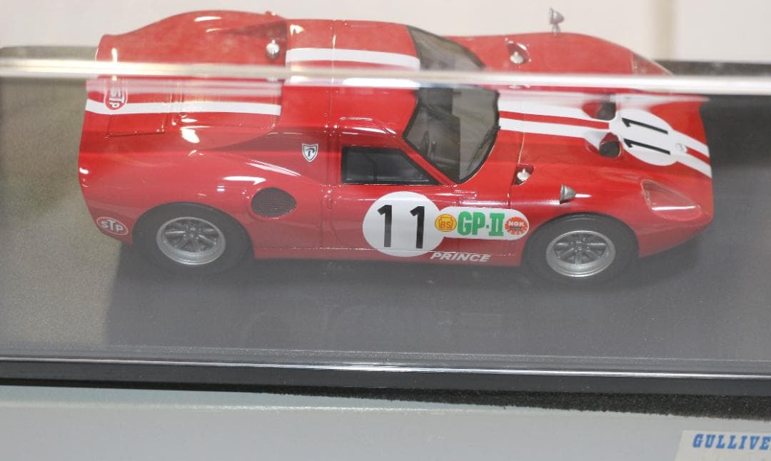 希少インターアライド製1/24プリンスＲ３８０（赤）１９６６日本ＧＰ優勝者出場車