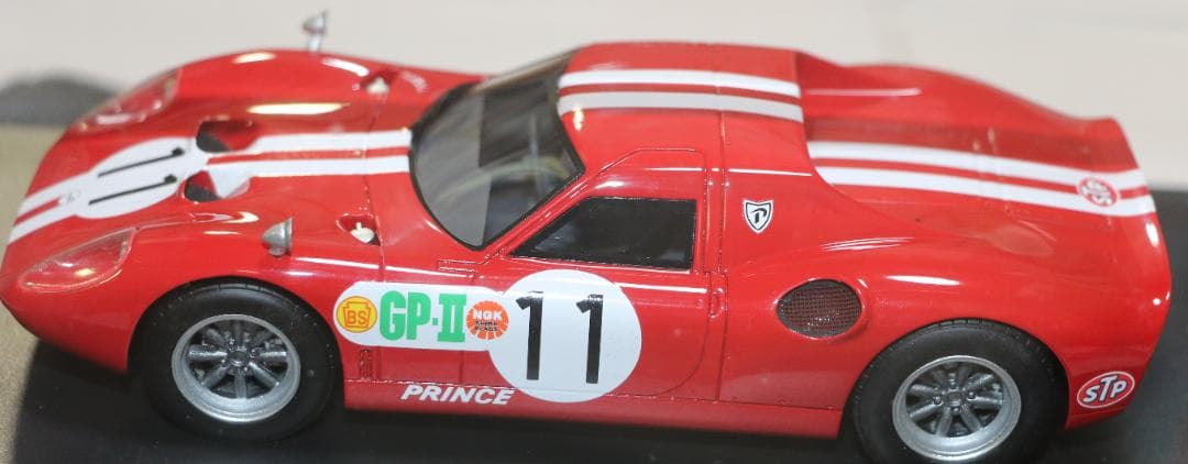 希少インターアライド製1/24プリンスＲ３８０（赤）１９６６日本ＧＰ優勝者出場車