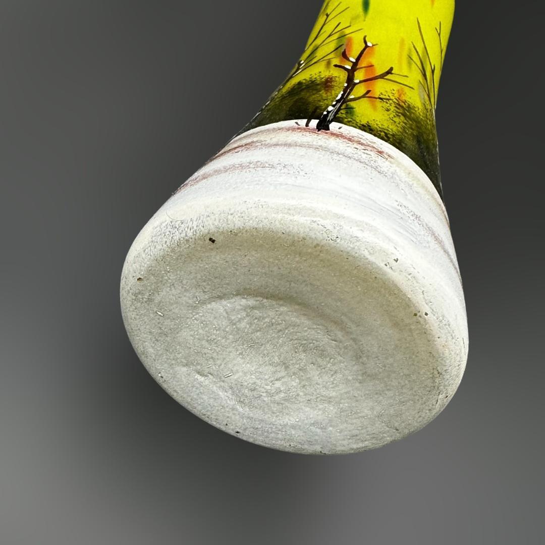 【証明書】ドームナンシー　花瓶　高さ 28cm 被せガラス　アンテルカレール