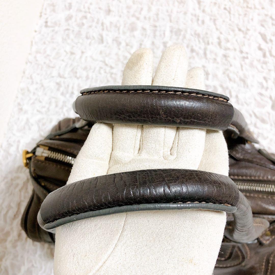 Chloe クロエ　パディントンバッグ　南京錠　ブラウン y2k ダークブラウン