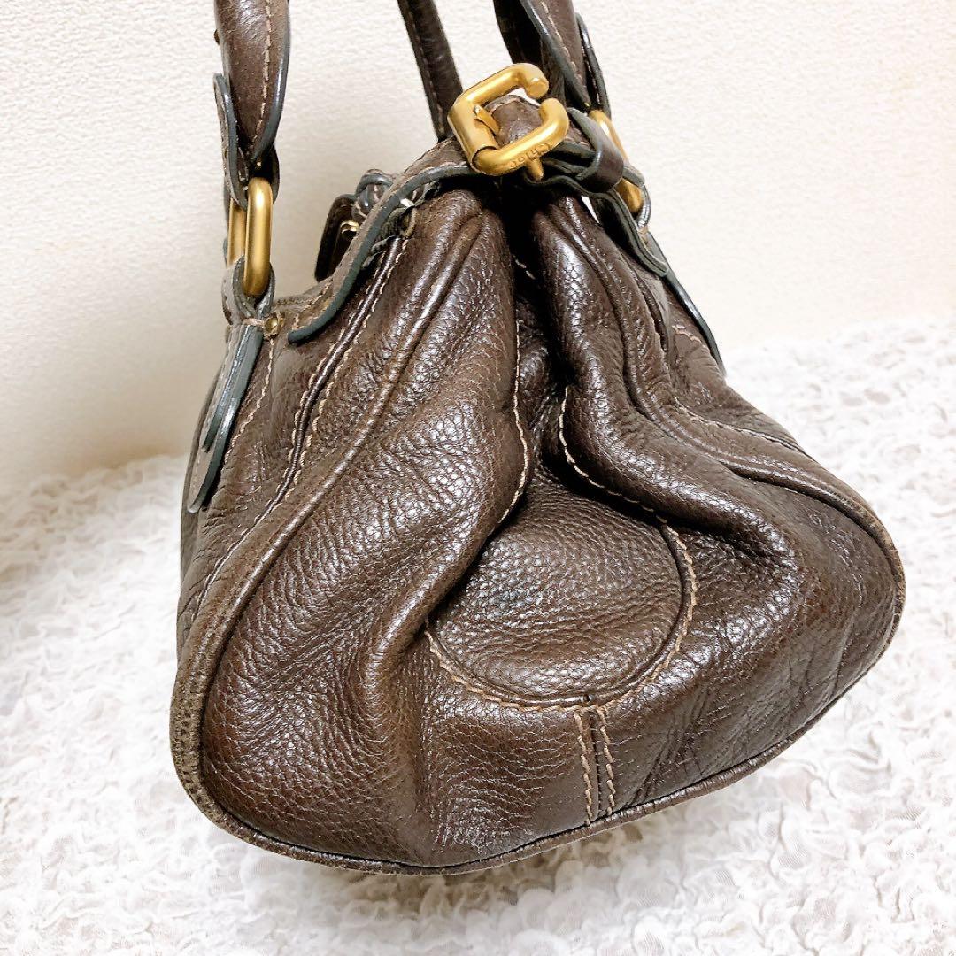 Chloe クロエ　パディントンバッグ　南京錠　ブラウン y2k ダークブラウン