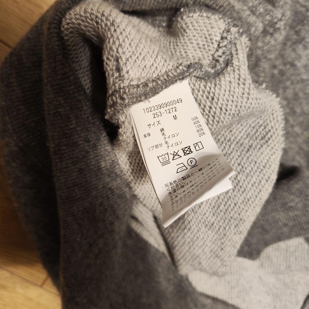 CAHLUMN メリノウール コットン ループバック スウェットフーディ