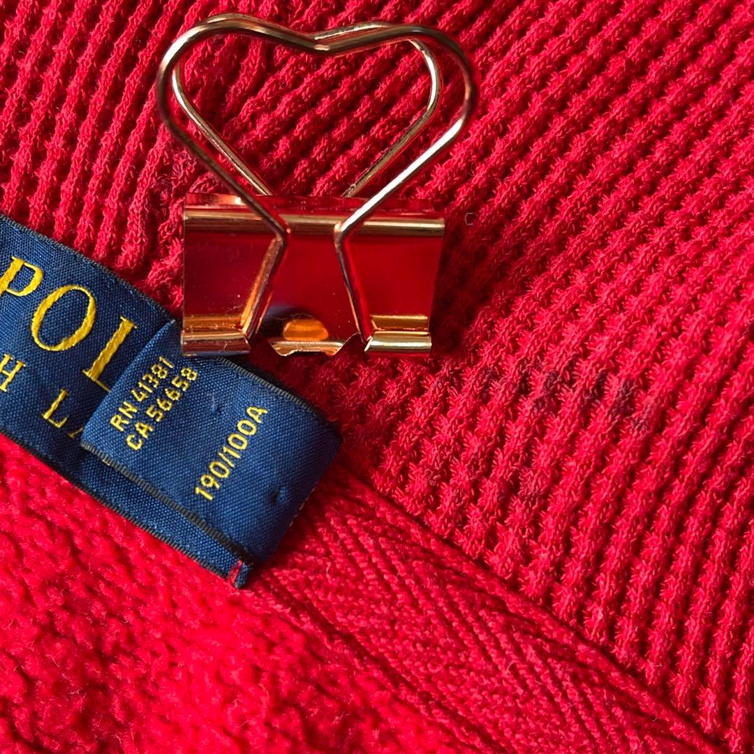 希少サイズ ポロラルフローレン ジップアップパーカー リバースウィーブ 2XL