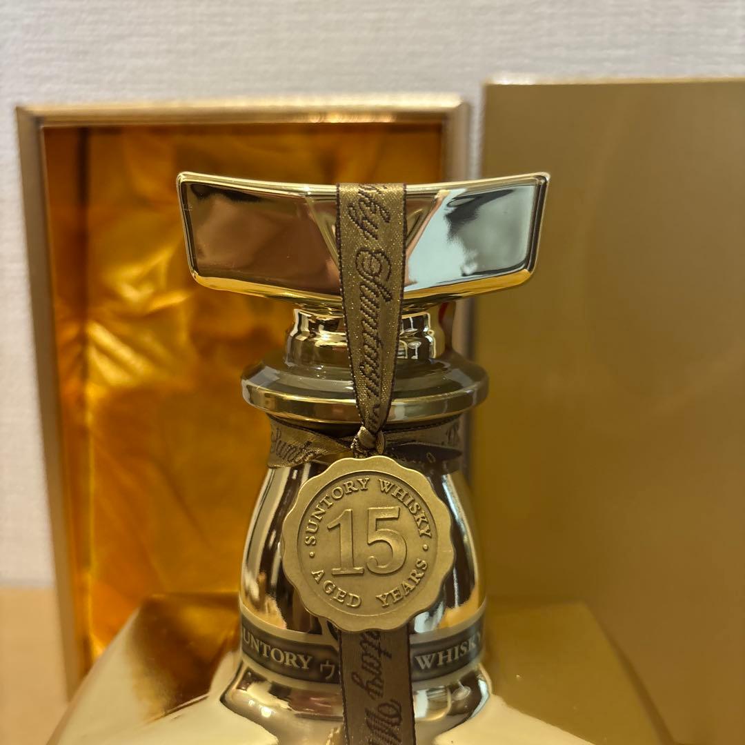 ＜非売品＞　サントリーウイスキーローヤルプレミアム15年　ゴールドボトル　（2）