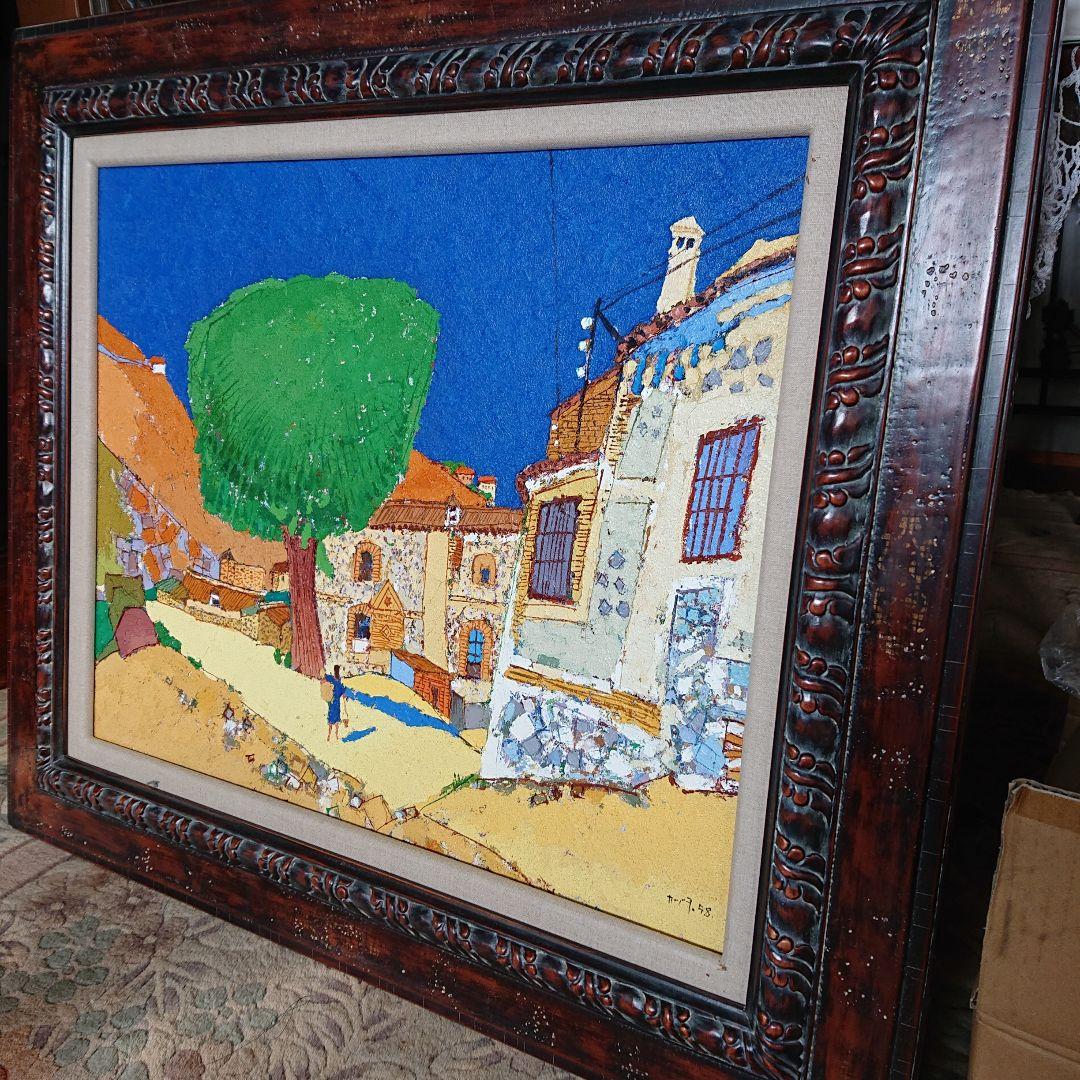 絵画  油彩本物です・    トレド・中村かずお