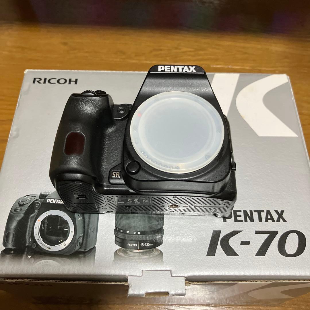 （ジャンク品）PENTAX K-70 デジタル一眼レフカメラ　望遠レンズ　セット