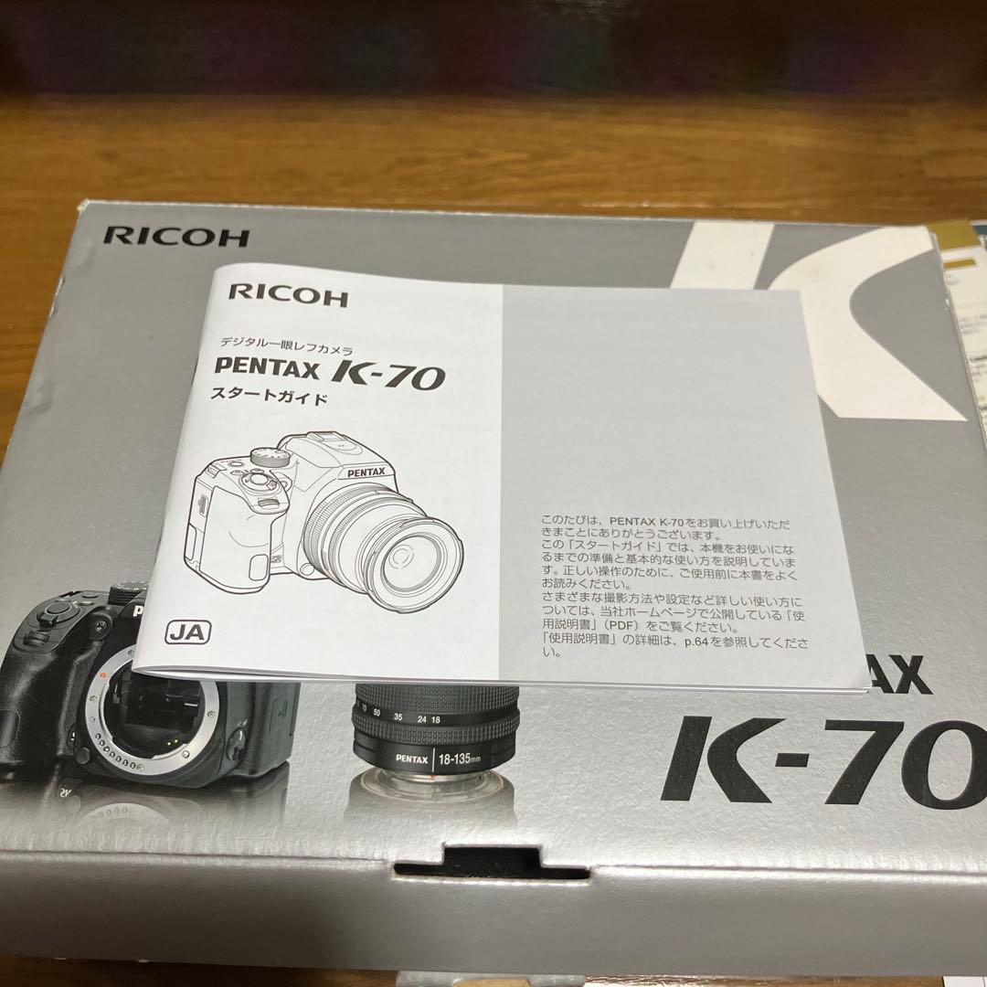 （ジャンク品）PENTAX K-70 デジタル一眼レフカメラ　望遠レンズ　セット